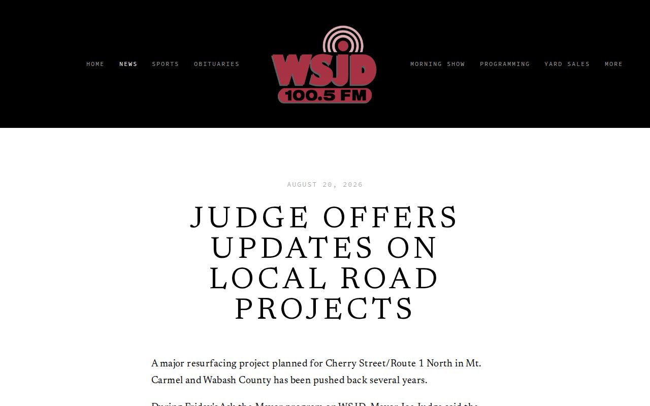 Alexander County WSJD regional arrest news archive